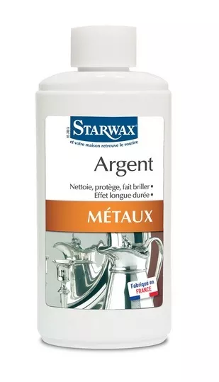 NETTOYANT ARGENT ARGENTERIE fait briller 250 ML STARWAX 201