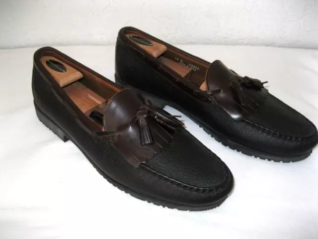 ALLEN EDMONDS NASHUA Tassel Loafers Men's 14 B Style 42250 Shoes Brown ...