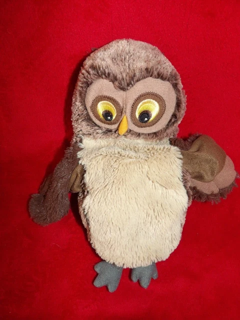 DOUDOU PELUCHE IKEA Chouette Hibou Marron Marionnette EUR 14,00 - Main Image