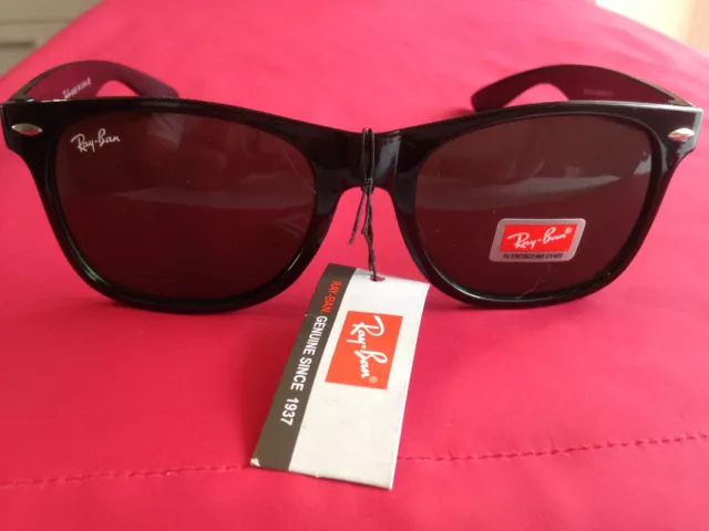 Lunettes de soleil Ray Ban Rayban Wayfarer  Noire RB2140 Miami vice Neuve