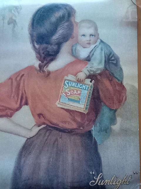 Vintage  Sunlight Soap Poster Print