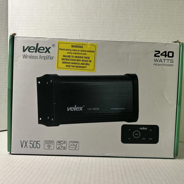 MARINE BLUETOOTH AMPLIFIER Waterproof Class D Amp UTV Amp 4 Channel