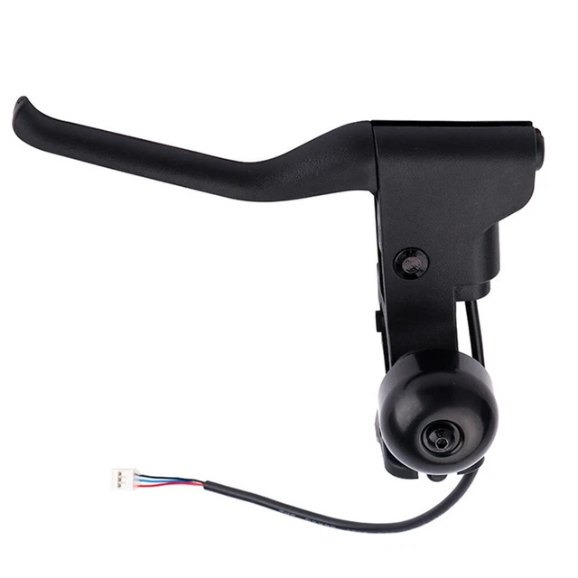 Maniglia leva freno dal design innovativo con corno per scooter pro4 nero ABS