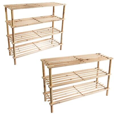 3 4 5 niveaux Bambou étagère à chaussures rangement en bois stockage étagères Support Étagère d'Angle 