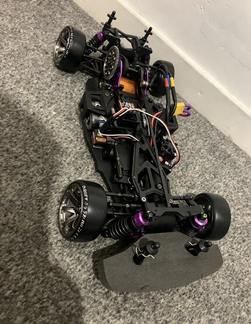 1:10 ELECTRIC 4WD Brushless Hobby Grade RC Drift Car Chassis Green ...