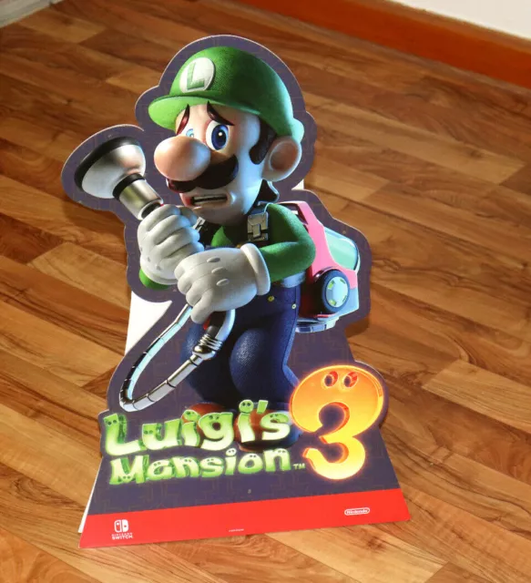 Nintendo Switch Luigi’s Mansion 3 Standee, Luigi & Gooigi, Custom Light Job