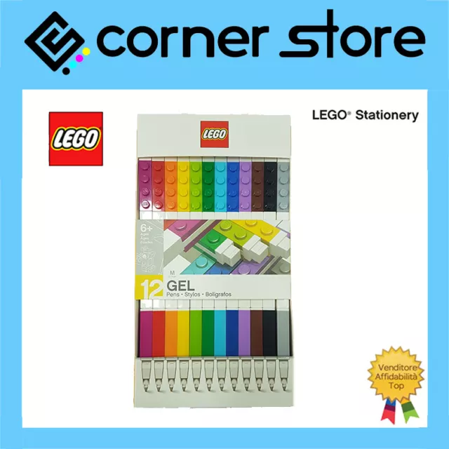 LEGO STATIONERY - Set Notebook + Pen Gel - Taccuino + Penna Gel - Scuola -  Blu EUR 13,75 - PicClick IT