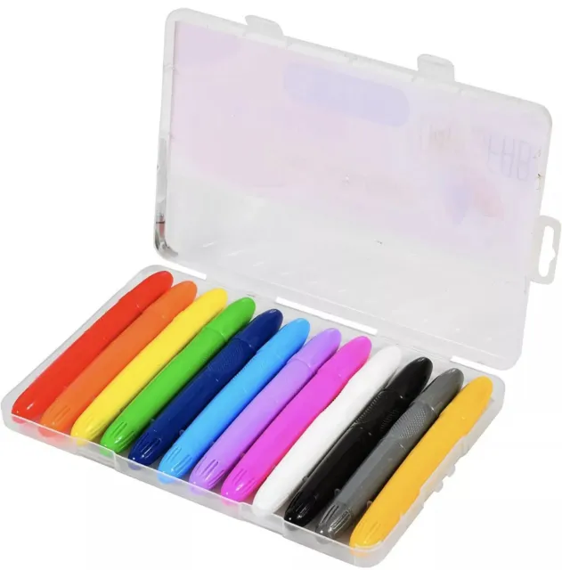 Face Paint Body Crayons Safe & Non-Toxic 12 color Set