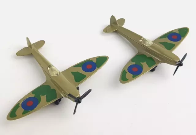 Matchbox Skybusters SP8 Spitfire - Set of Two - Made In Thailand - Vintage 1973