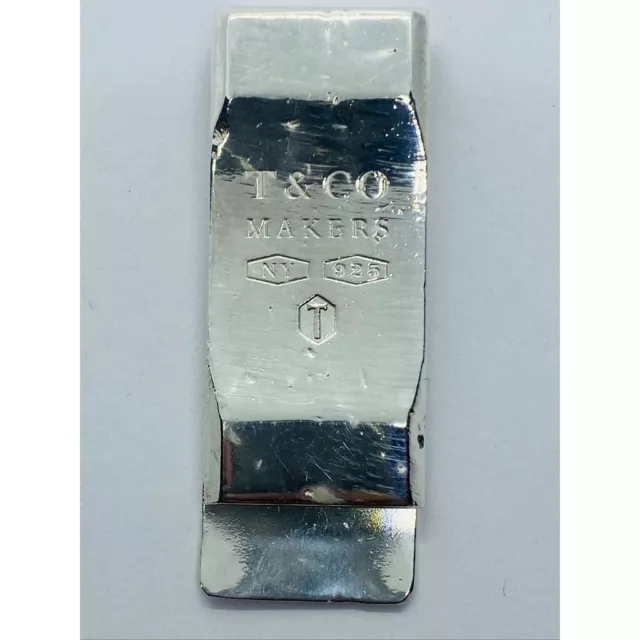 Tiffany and Co. 925 Sterling Silver NY Makers THICK MONEY Clip RARE!!