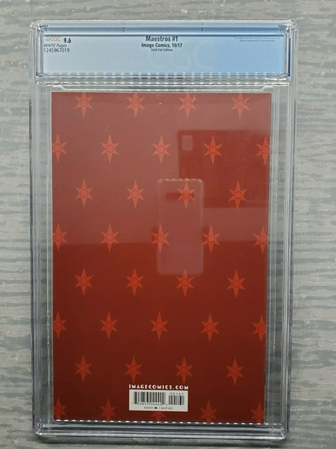 CGC Graded 9.6 Maestros #1 Image Comics 2017 Gold Foil Edition 2