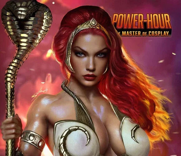Power Hour #1 Shikarii Teela Cosplay 3 Cover Set Black Ops Publishing 2023 LTD