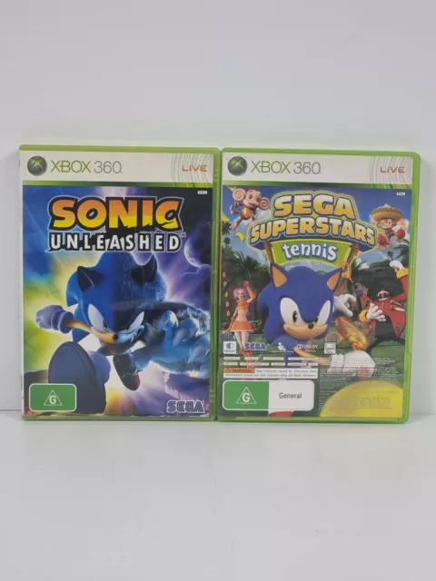 Sonic Unleashed & Sega Superstars Tennis/Xbox Live Arcade Complete Xbox 360 PAL