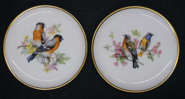 Two Vintage Alka-Bunst Alboth-Kaiser Bavaria Small Plates with Birds