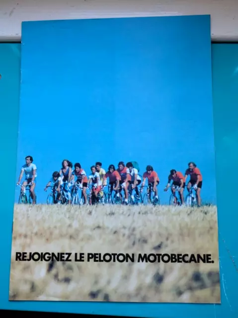 Vintage Rare Catalogue Brochure Pro. Publicitaire CYCLES Vélo MOTOBECANE 1970