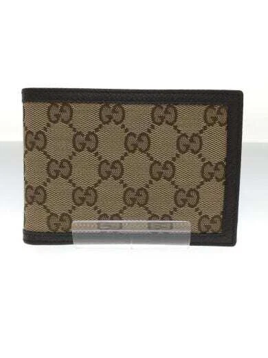 GUCCI 2-fold Saif_GG Canvas BRW Full Pattern Men's
