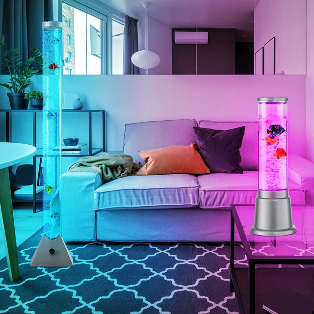 Wholesale Changeent de couleur led nouveauté bulle poissons d'eau bulle luière