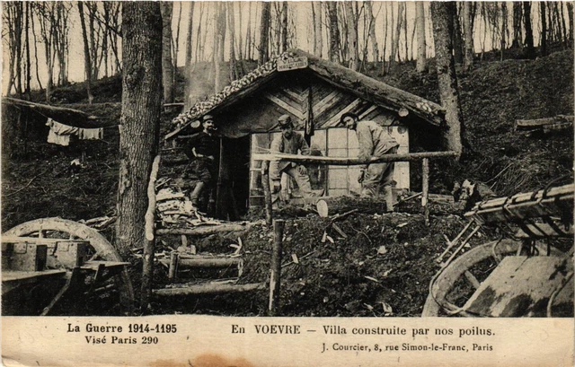 CPA La Guerre 1914-1195 - En Voevre - Villa construite par nos poilus (432145)