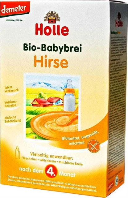 Millet complet, sans produits laitiers, sans gluten 250g EKO Holle Baby Food