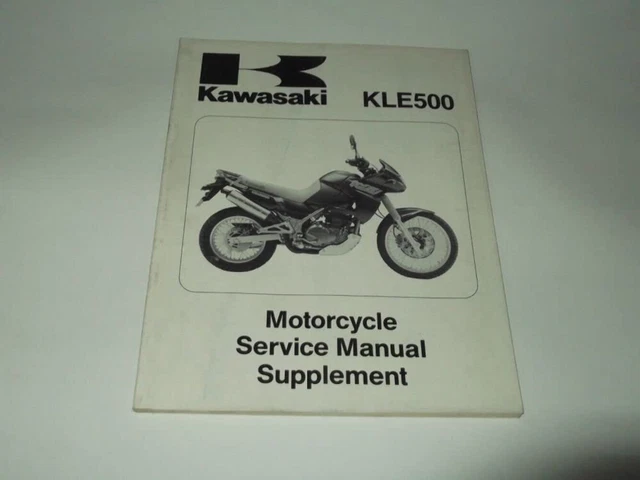 Service Manual Supplemento Kawasaki Kle 500-A1 1991