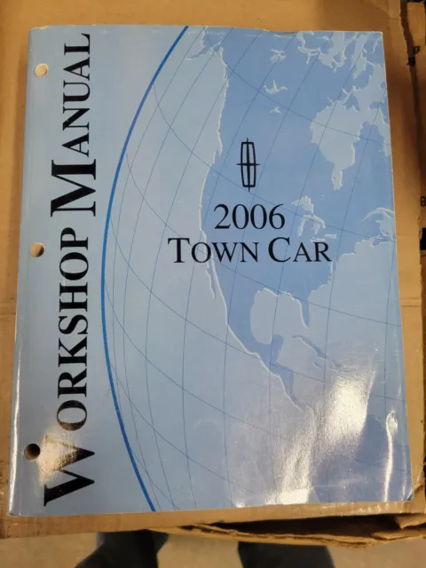 2006 Lincoln Town Car Shop Manual Service Repair Book Original
