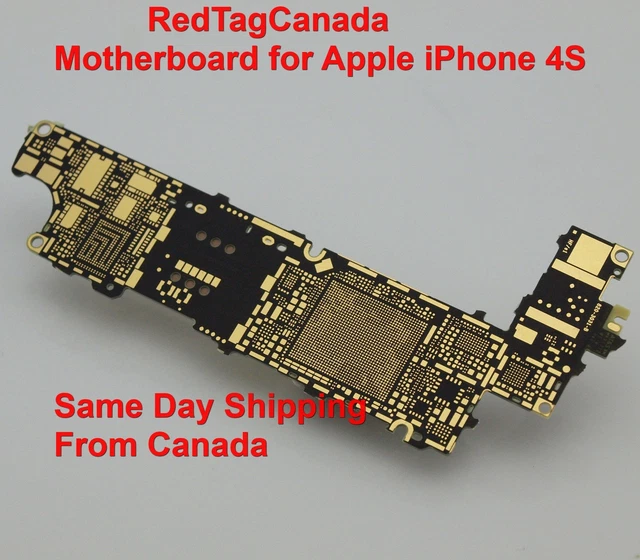 BRAND NEW MOTHERBOARD MAIN LOGIC BARE BOARD FOR IPHONE 4S - Canada