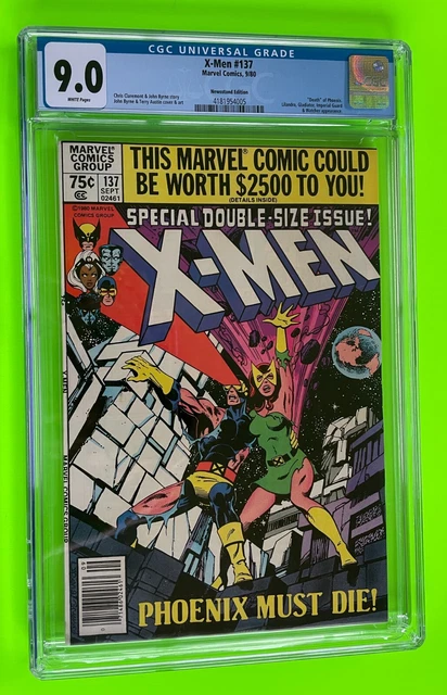 X-Men #137 (Marvel, 1980) CGC 9.0 VF/NM Newsstand  Death of Phoenix KEY Uncanny
