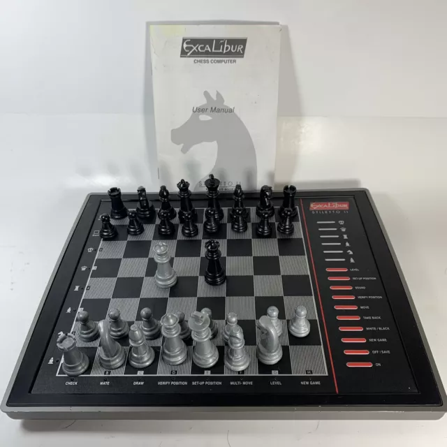 Excalibur Ivan II The Conqueror Electronic Talking Chess Game Teaching Mode  712