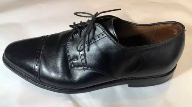 ALLEN EDMONDS CLIFTON Blucher Cap Toe Oxford Black 10.5 EEE