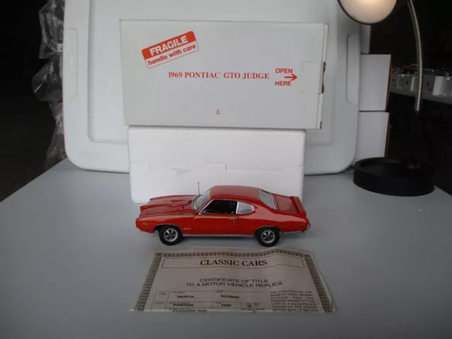 Danbury Mint 1969 Pontiac GTO Judge
