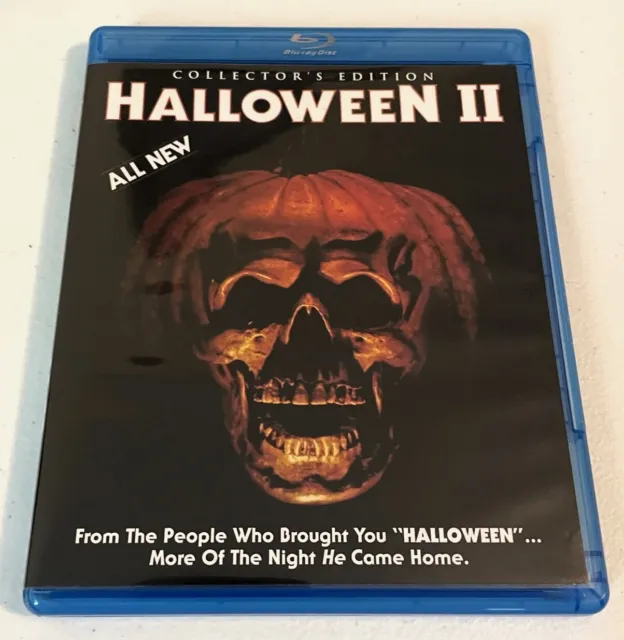 HALLOWEEN II (1981) Blu-Ray + DVD [Used/VG] Collector Ed. Michael Myers Horror 2