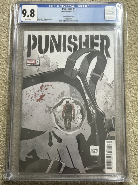 The Punisher #1 (2022 Marvel Comics) Goran Parlov Variant 1st Print CGC 9.8