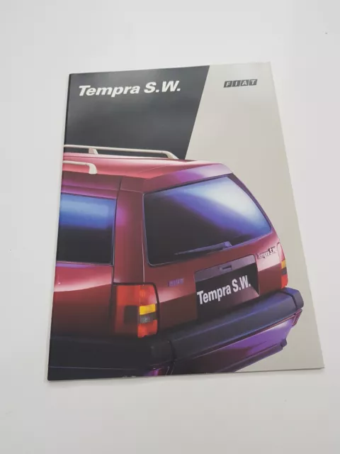 Brochure Depliant Fiat Tempra S.w. Ed. 1992  Epoca