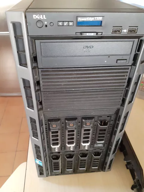 Serveur Dell PowerEdge T320 24Go de Ram 3*1To Processeur Intel XEON E5-2420 V2