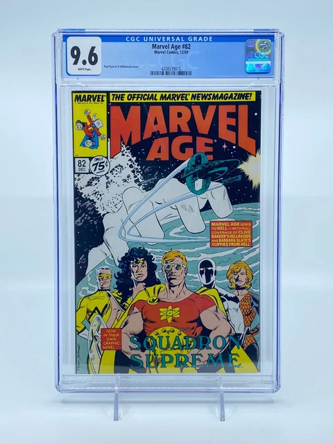 Marvel Age (1983) #82 CGC 9.6 White Pages Preview of Cable & Stryfe Rob Liefeld