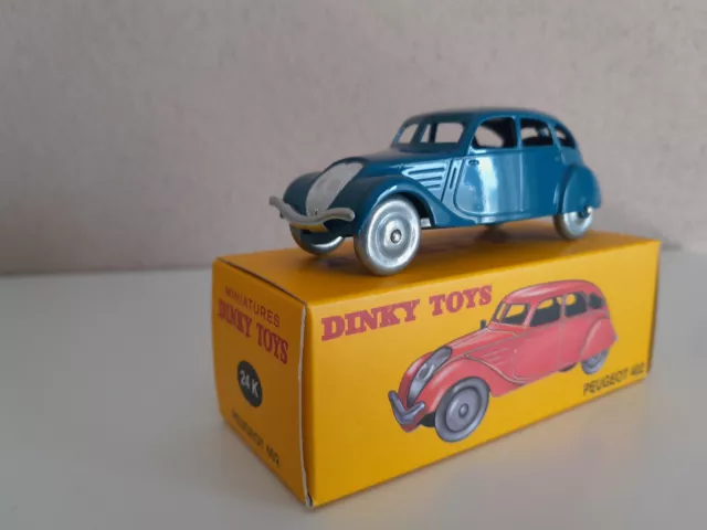 Dinky Toys Atlas    Peugeot 402    Echtheitszertifikat + Sammlerkarte 1:43