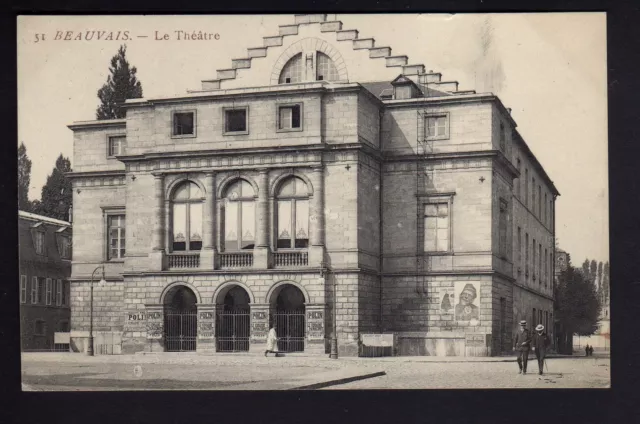 BEAUVAIS oise CPA 60 le théatre N° 31