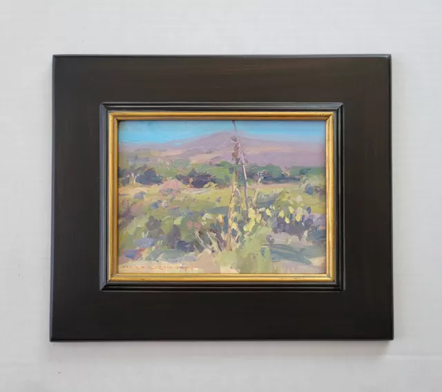 Mark Kerckhoff Listed California Plein Air Desert Impressionist Oil Painting