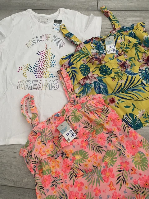 Primark Girls Bundle Age 12-13 Years 158 Cm Set X3 *Brand New*