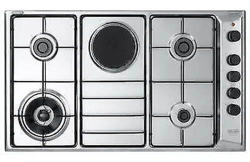 Delonghi FLA49RD Ebene Kochen 4 Feuer 1 Platte Elektro 86CM Inox