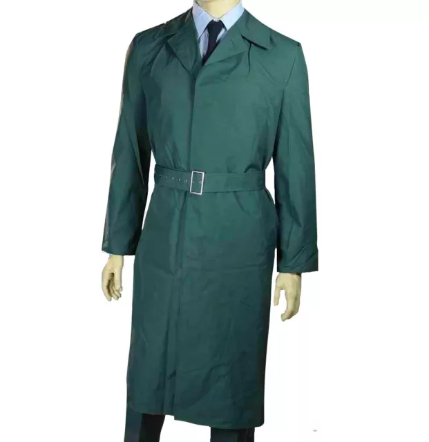 new 1980s East German vopo army raincoat military coat trenchcoat NVA DDR GDR