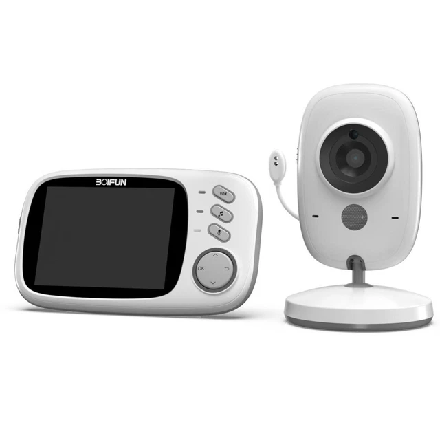 Babyphone mit Kamera Infrarot-Nachtsichtkamera VOX Temperaturanzeige Schlaflie