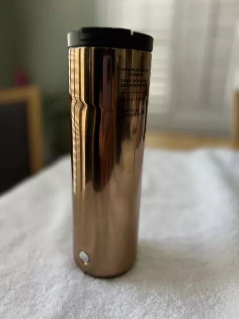 NEW Starbucks Copper Vacuum Insulated Stainless Steel Tumbler 20oz.