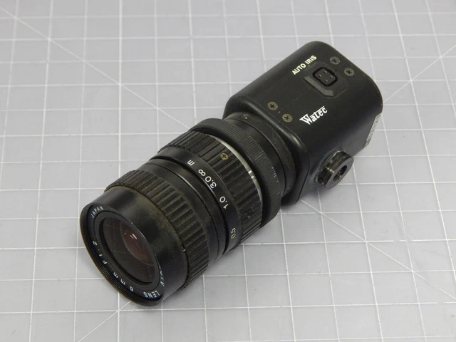 Watec WAT-902A CCD Camera with CCTV 6mm Lens F1.2 M3029