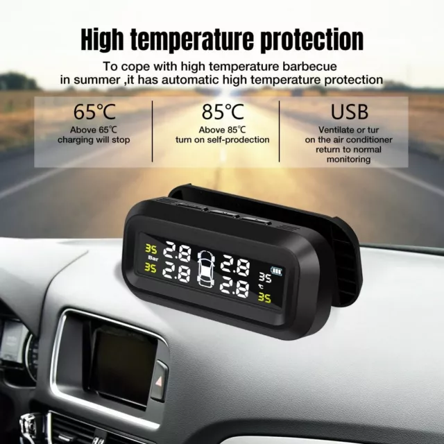 Tire Pressure System Auto Système TPMS De Surveillance De La Pression Des Pneus 3