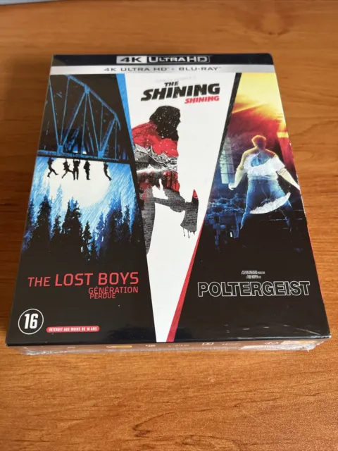 Coffret 4K + Blu-Ray The Lost Boys [Generation Perdue] + Shining + Poltergeist