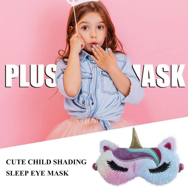Maschera Occhi 3D Carina 19x9cm Occhiale Pieghe per Uomo Donna Bambini (Multicolore)