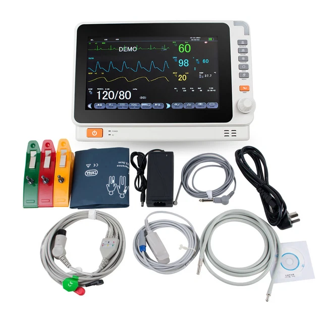 Monitor ICU CCU Vital Sign Dental Patient Monitor 6 parameter -ECG NIBP RESP