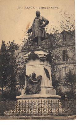 France carte cabinet statue de Thiers Vintage albumen print Nancy Barco T 