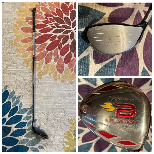 TaylorMade Burner 2009 10.5* Golf Driver Right Hand Reax 49 Regular Flex 46"